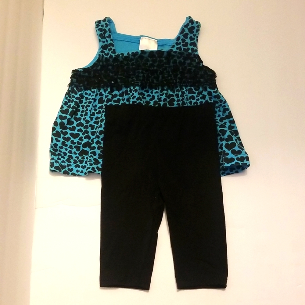 Marmellata leggings and heart top - 12m